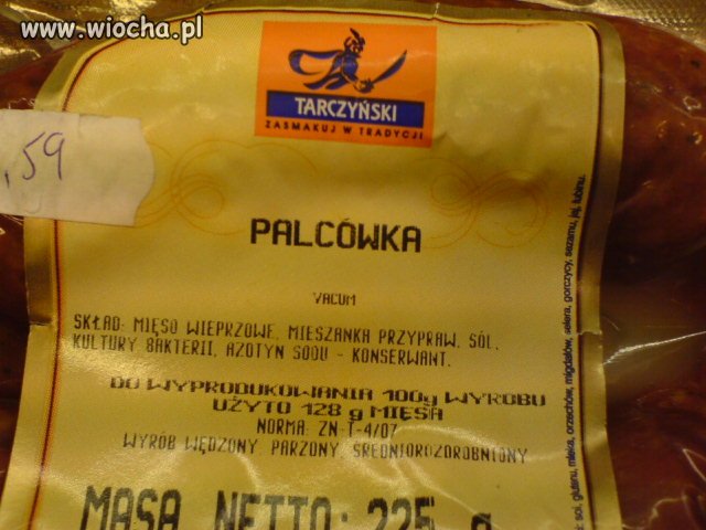 Kiełbasa palcówka