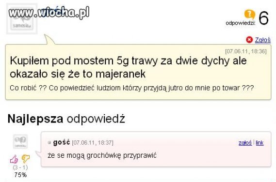 Majeranek do grochówki