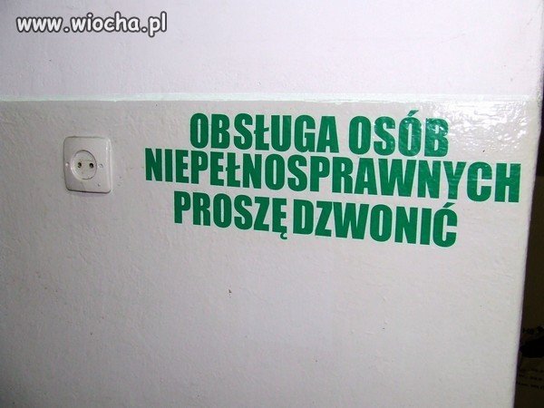 Obsługa osób niepełnosprawnych