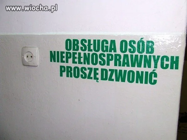 Obsługa osób niepełnosprawnych