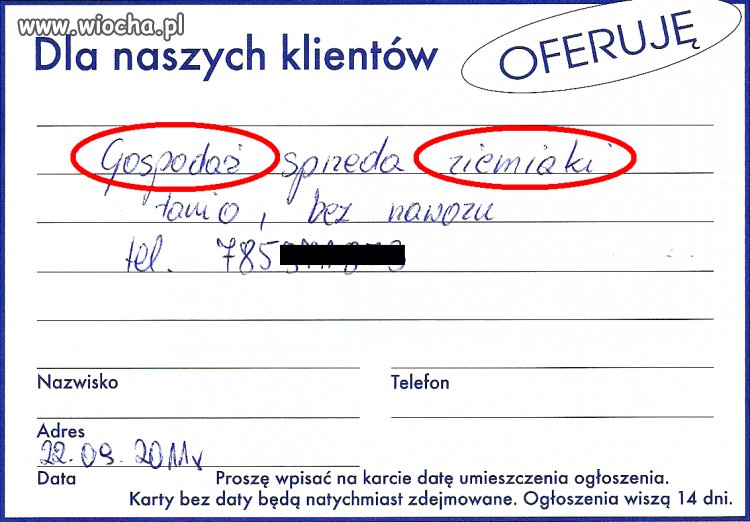 "Gospodaż" i jego "ziemiaki"