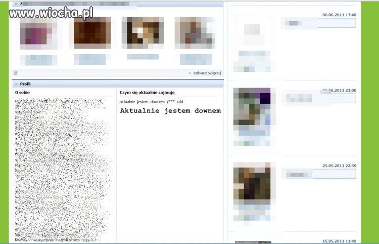 "Aktualnie jestem downem"