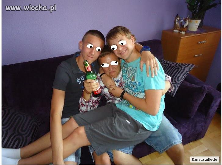 Full lans, z piwem...
 