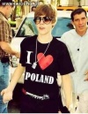 Koszulka 'i love Poland'