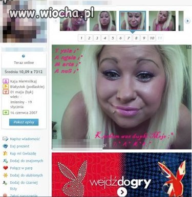 Słodka blondyneczka