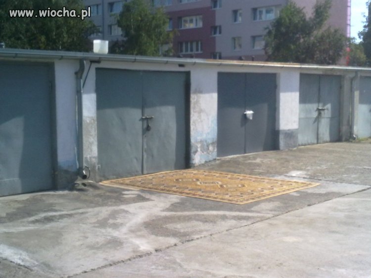 Zwykle dywany latające parkują w garażu