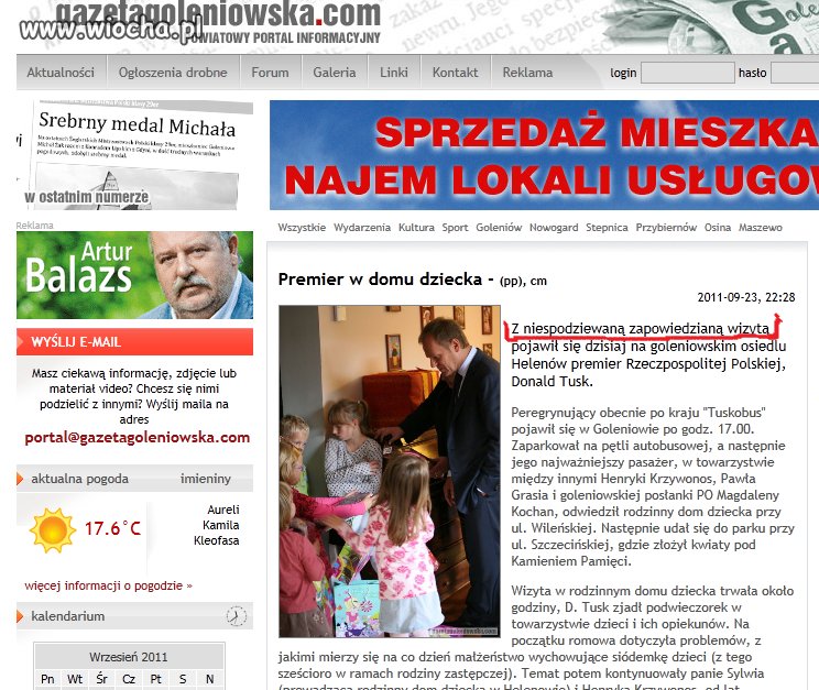 Niespodziewana zapowiedziana...