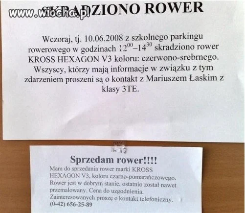 Sprzedam rower