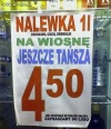 Nalewka 1L na wiosnę tańsza
