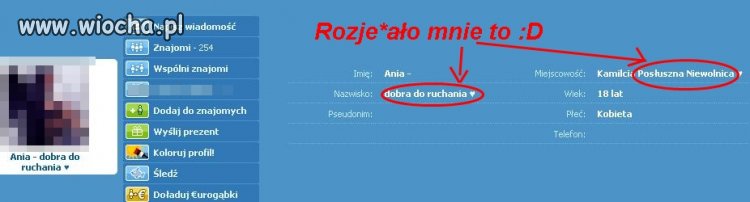 Ania, Ania zawsze dobra do rucha*ia 