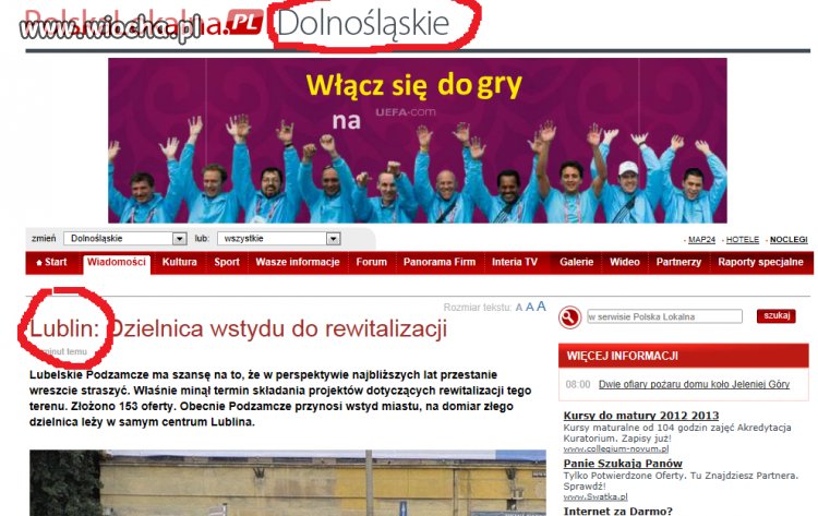 Lublin-województwo dolnośląskie
