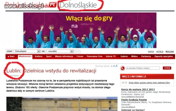 Lublin-województwo dolnośląskie