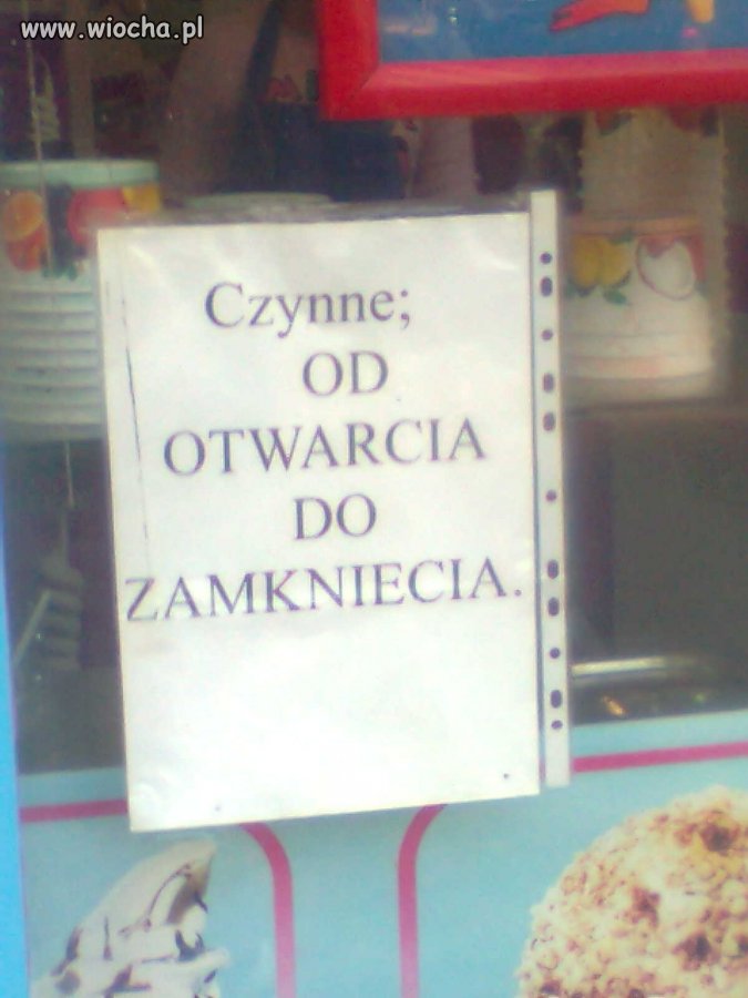 Godziny otawrcia