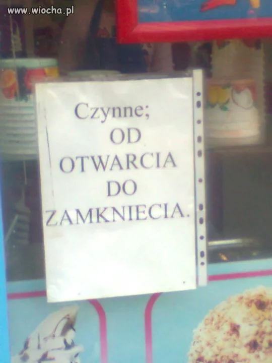 Godziny otawrcia