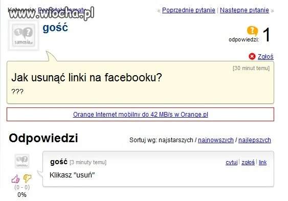 Pytający błysnął inteligencją