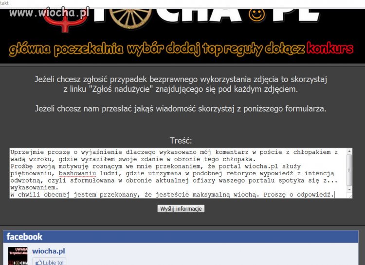 Największa wiocha, to admini wiocha.pl