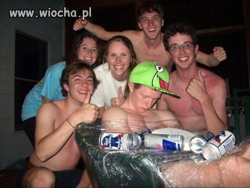 śpiąca żabka