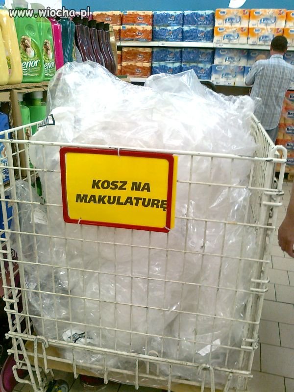 Kosz na makulaturę?