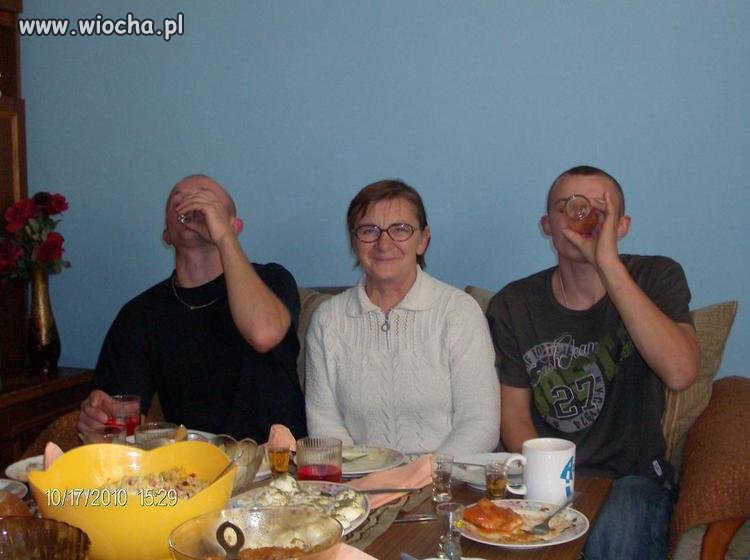 Z babcią 