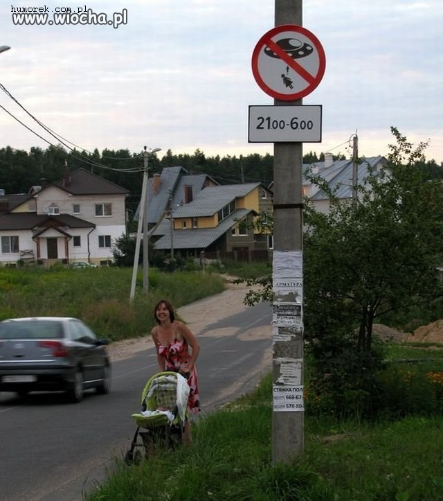 Nie może was porwać UFO .