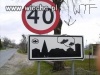 Zwolnij do 40...