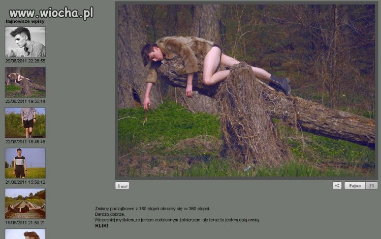 Poszedł do lasu aby ukraść futerka zwierzaczkom