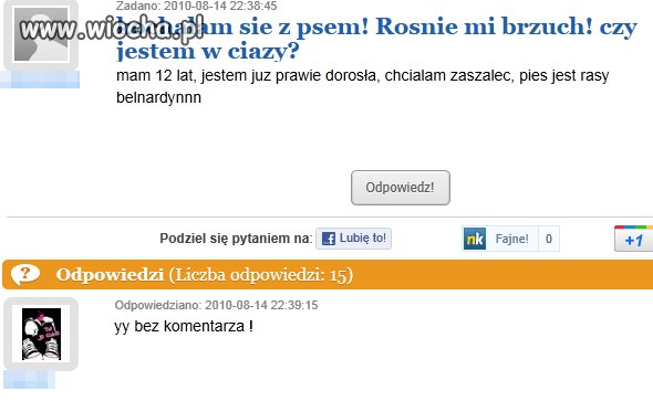 Rzeczywiście zostawię to bez komentarza...