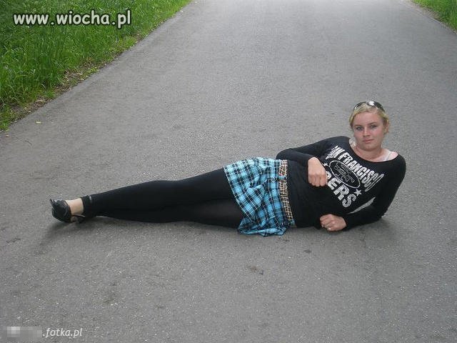 Ślimak na drodze 