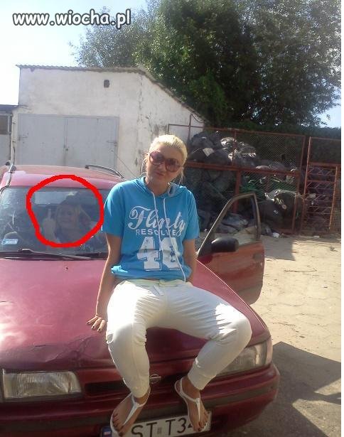 Zdjęcie na masce 