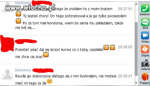 Bo brata rzuciła