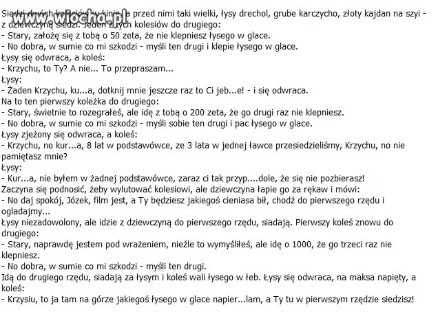 Świetny kawał.
