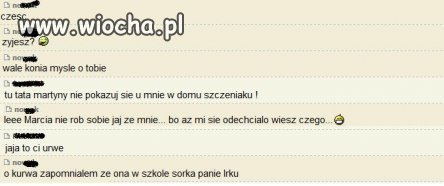 Rozmowa z tata na GG