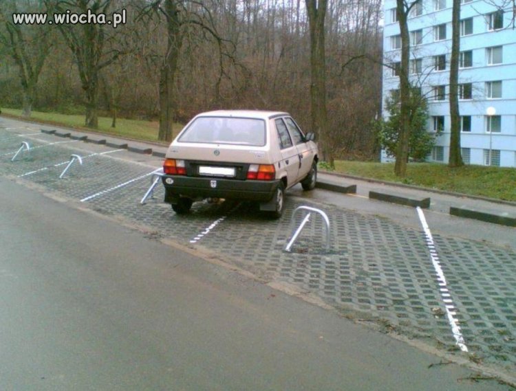 Jak ja nie mogę tu parkować?