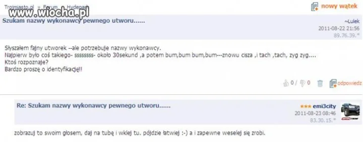Jaka to melodia...