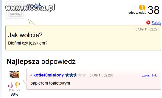 A wy jak wolicie? 