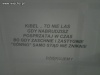 Wchodzisz do toalety w pracy, a tu taki wierszyk..
