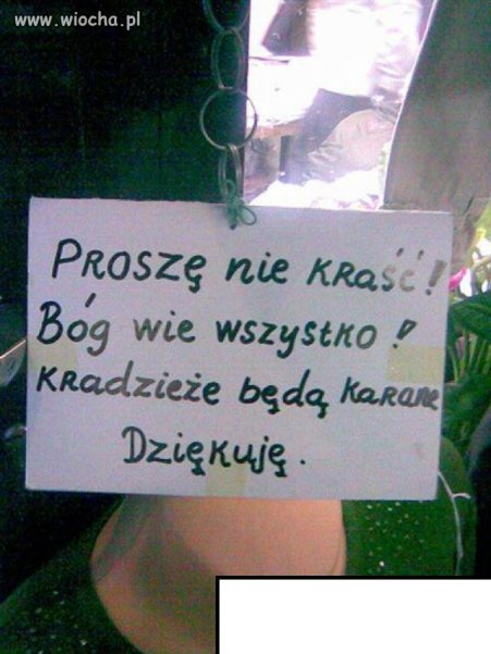 Bóg widzi wszystko!