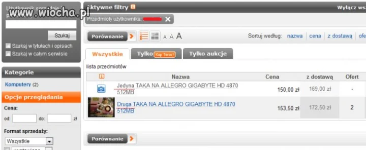 Wiocha na allegro