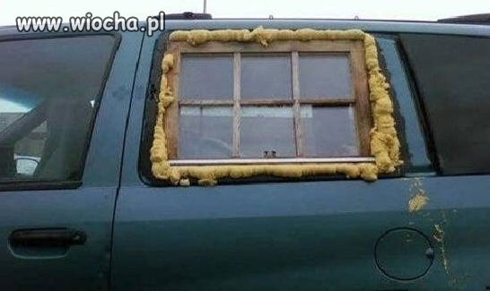 ''Panie mechaniku zrob pan te okno''