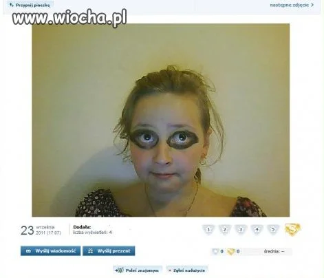Czarne oczy.