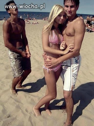 Na plaży...
