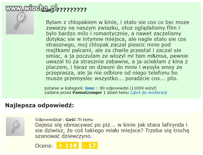 Hahah włożył jej m&msa
