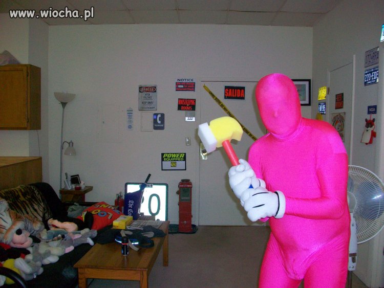 Pink-man. 