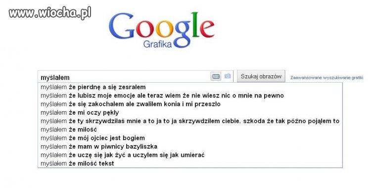 Myślałem...