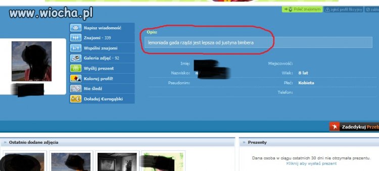 Jak ci lemoniada gada...