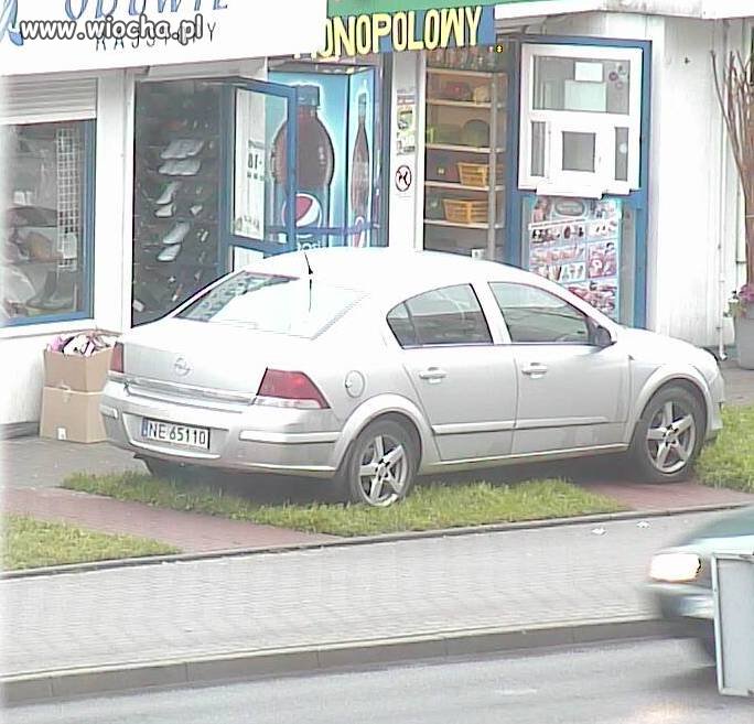 Parkowanie w Elblągu.