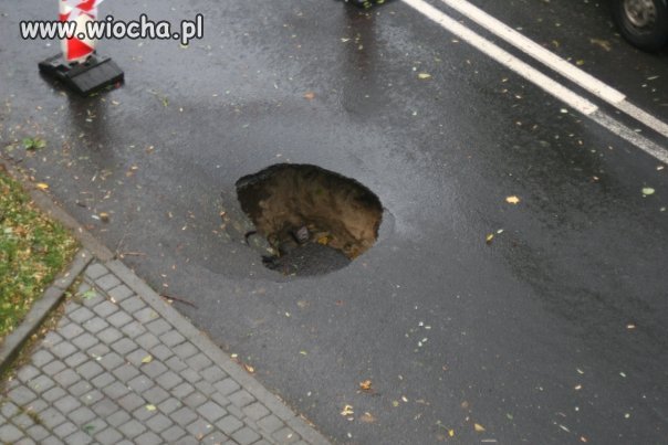 To się nazywa dziura!