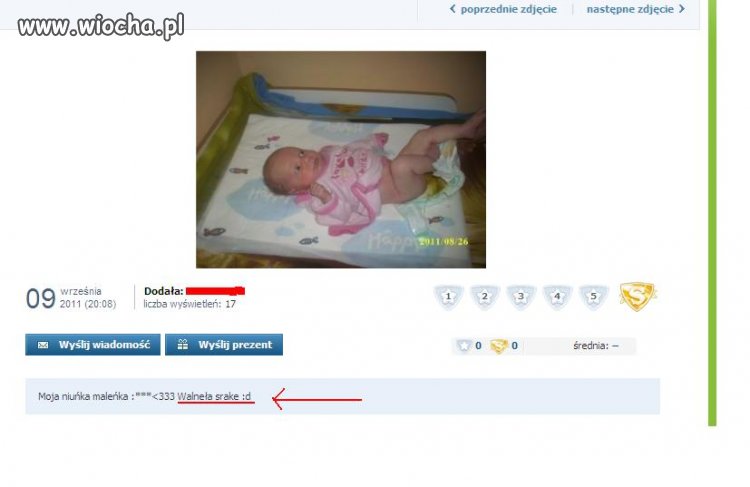 Szacunek do córeczki...