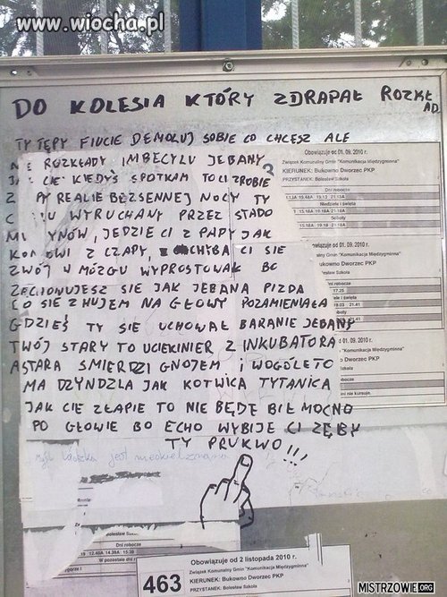 Ktoś się bardzo zdenerwował