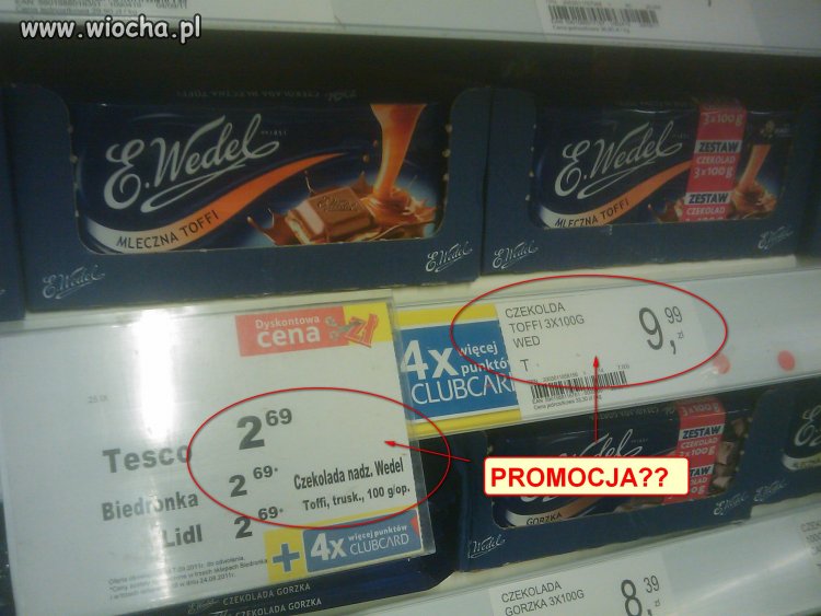 Promocja czekolady